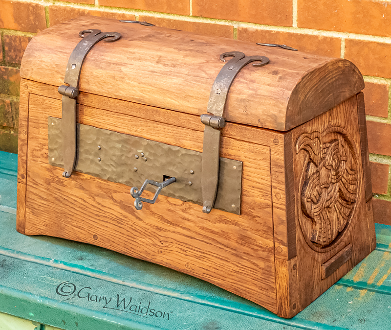 The Hedeby Sea Chest forms the basis of the Hrbarr Casket. - Image copyrighted  Gary Waidson. All rights reserved.