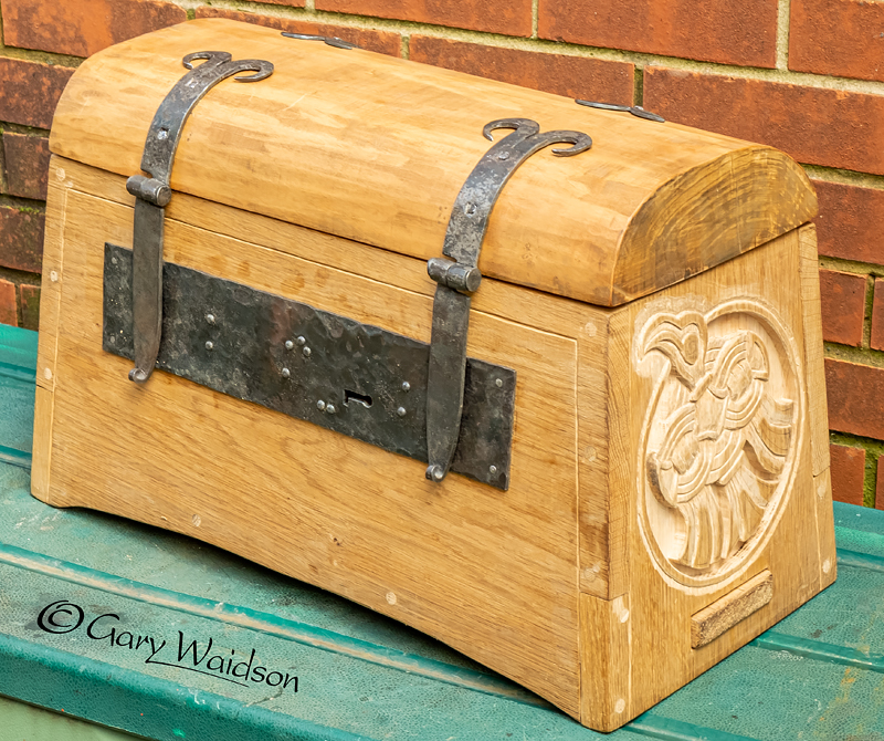 Hrbarr Casket -  Carving Design - Image copyrighted  Gary Waidson. All rights reserved.