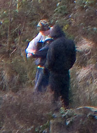 Catching their breath on the far hillside. Catching their breath on the far hillside.