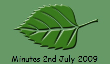 Minutes 2nd July 2009