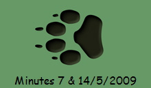 Minutes 7 & 14/5/2009