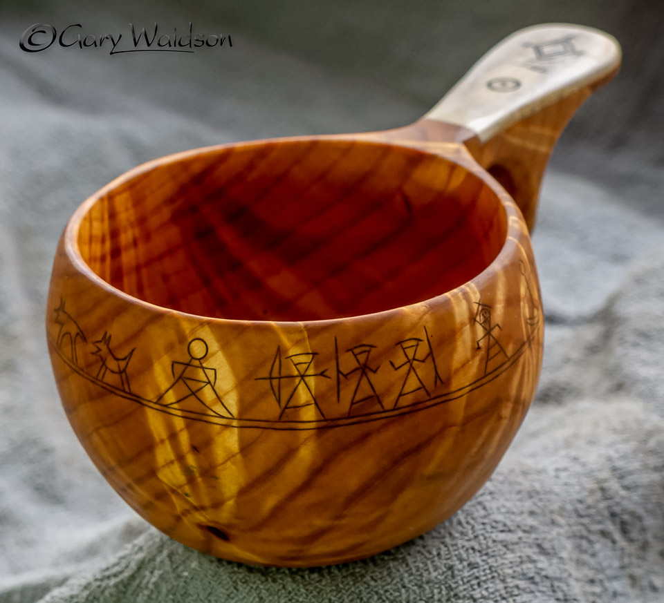 The Fox Fire Kuksa  - Ice Raven - Sub Zero Adventure - Copyright Gary Waidson, All rights reserved