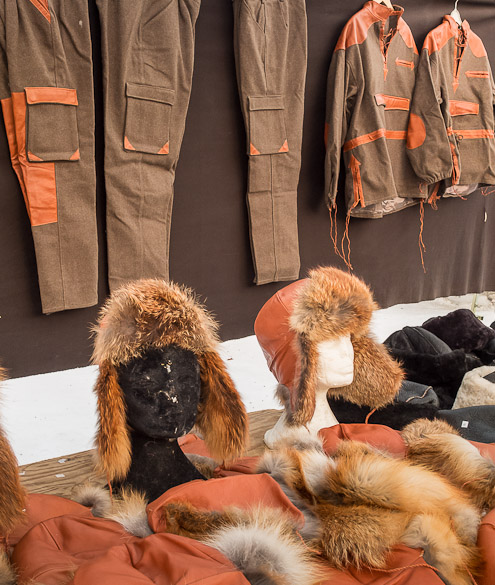 Jokkmokk Market - Clothing Stall - Ice Raven - Sub Zero Adventure - Copyright Gary Waidson, All rights reserved.