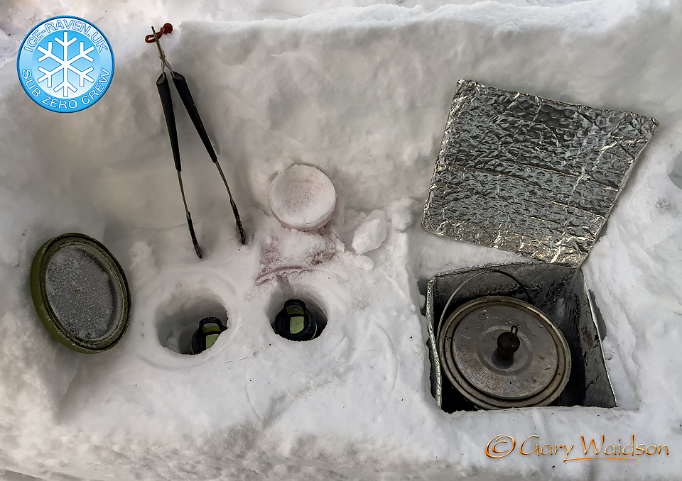 The insulated water store - Ice Raven - Sub Zero Adventure - Copyright Gary Waidson, All rights reserved. The insulated water store - Ice Raven - Sub Zero Adventure - Copyright Gary Waidson, All rights reserved.