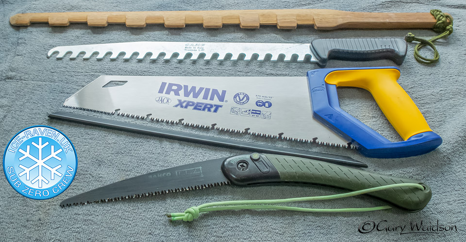 Saw Point  - Ice Raven - Sub Zero Adventure - Copyright Gary Waidson, All rights reserved.