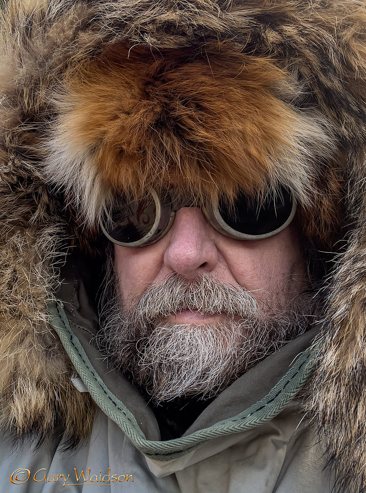 Vintage Snow Goggles. - Ice Raven - Sub Zero Adventure - Copyright Gary Waidson, All rights reserved