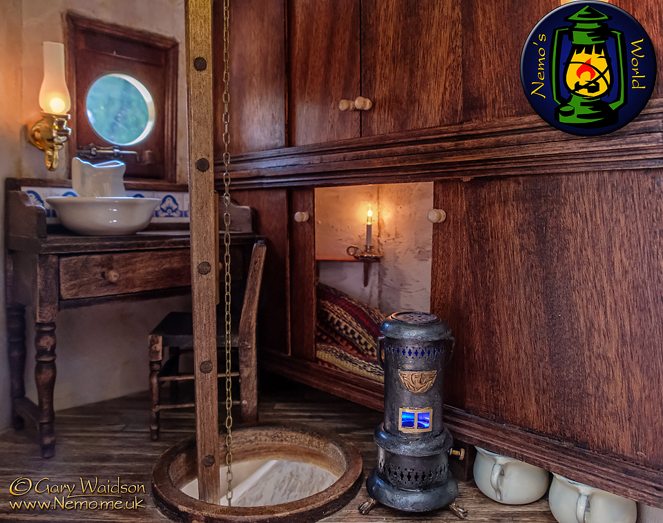 The Bunk Room - Ammon Rock - Building a 1/12th Scale Gothic Lighthouse - The Steam Tent Co-operative. © Gary Waidson - www.Steamtent.uk The Bunk Room - Ammon Rock - Building a 1/12th Scale Gothic Lighthouse - The Steam Tent Co-operative. © Gary Waidson - www.Steamtent.uk