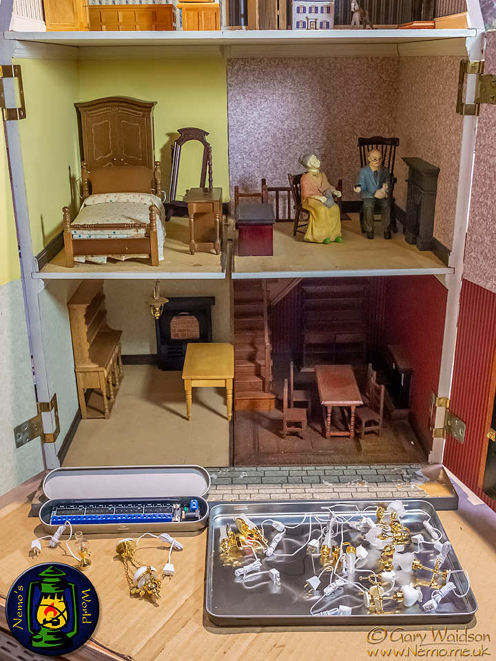 Restoring the doll's House that Bob Newell built - © Gary Waidson - All Rights Reserved