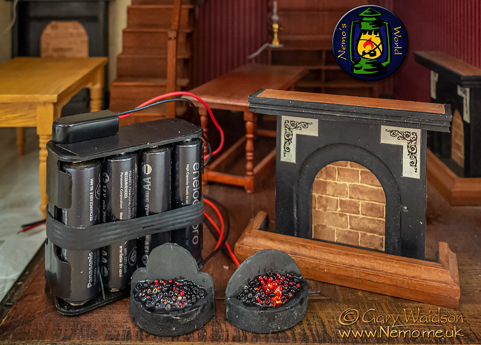 Lighting the doll's House that Bob Newell built - © Gary Waidson - All Rights Reserved