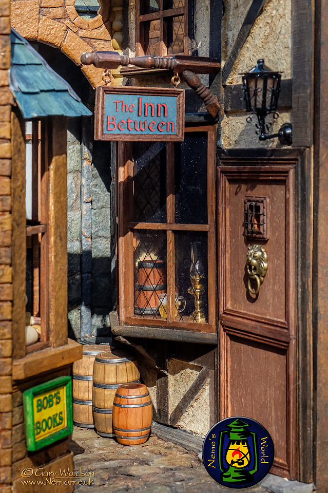 "Fingers End" A book nook project  - The Steam Tent Co-operative. © Gary Waidson - www.Steamtent.uk 