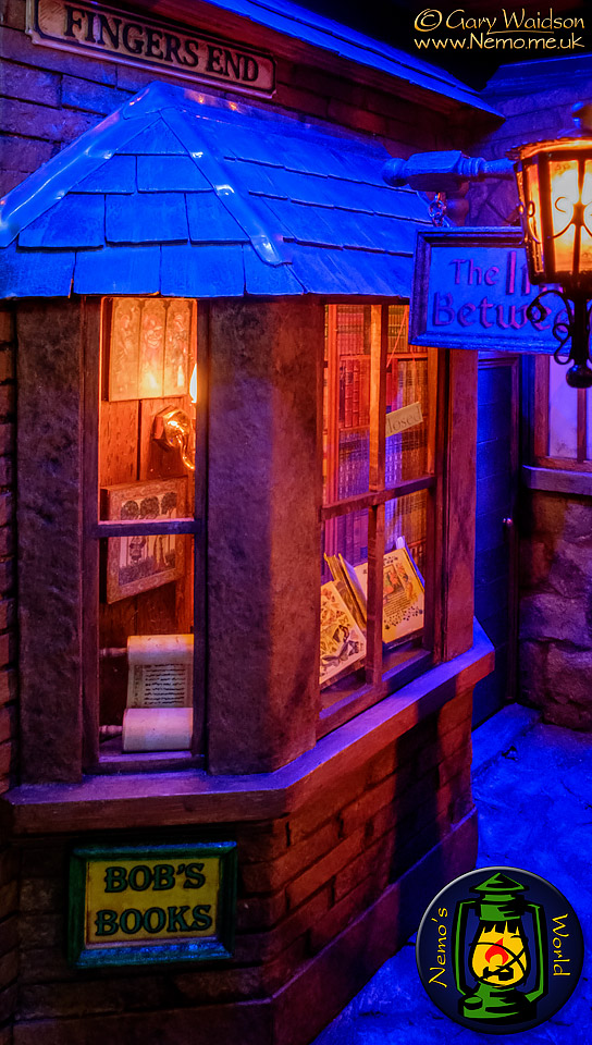 "Fingers End" A book nook project  - The Steam Tent Co-operative. © Gary Waidson - www.Steamtent.uk 