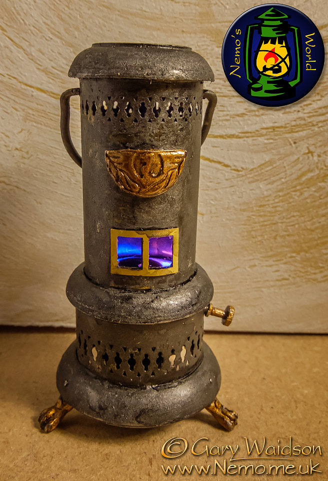 Phoenix Paraffin Heater - Ammon Rock Project - Building a 1/12th Scale Gothic Lighthouse  - The Steam Tent Co-operative. © Gary Waidson - www.Steamtent.uk 