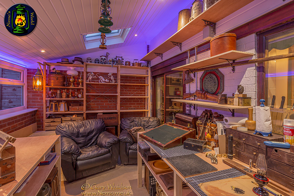 Looking towards the reading end of the Studio Workshop - The Steam Tent Co-operative. © Gary Waidson - www.Steamtent.uk