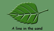 A line in the sand