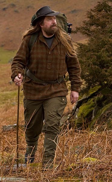 A wool shirt will keep light rain at bay for a surprising length of time. -  2017 - Gary Waidson - Ravenlore