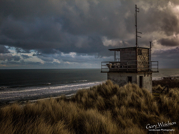 Coastguard station near Bamburgh. Landscape photography by Gary Waidson.