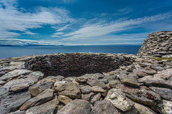 Beehive Huts and the Skelligs - Waylandscape. Fine Art Landscape Photography by Gary Waidson