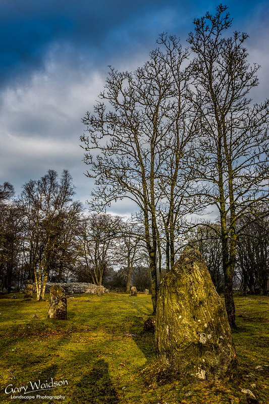 Clava Cairns - Waylandscape. Fine Art Landscape Photography by Gary Waidson 