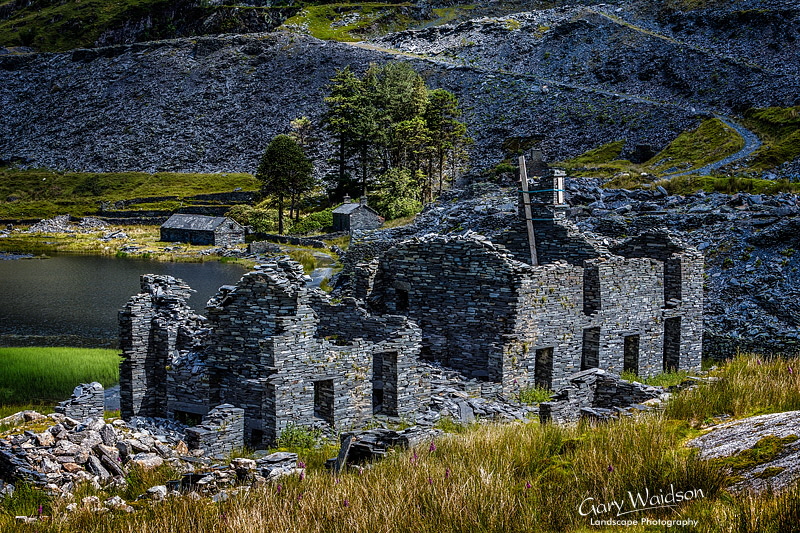 Cwm Orthin Dereliction. Fine Art Landscape Photography by Gary Waidson