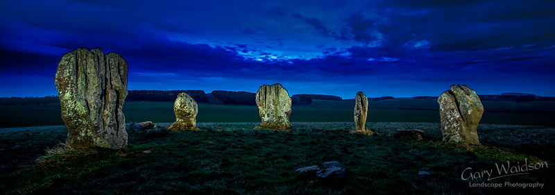 Five Stones of Duddo - �  Waylandscape. Fine Art Landscape Photography by Gary Waidson