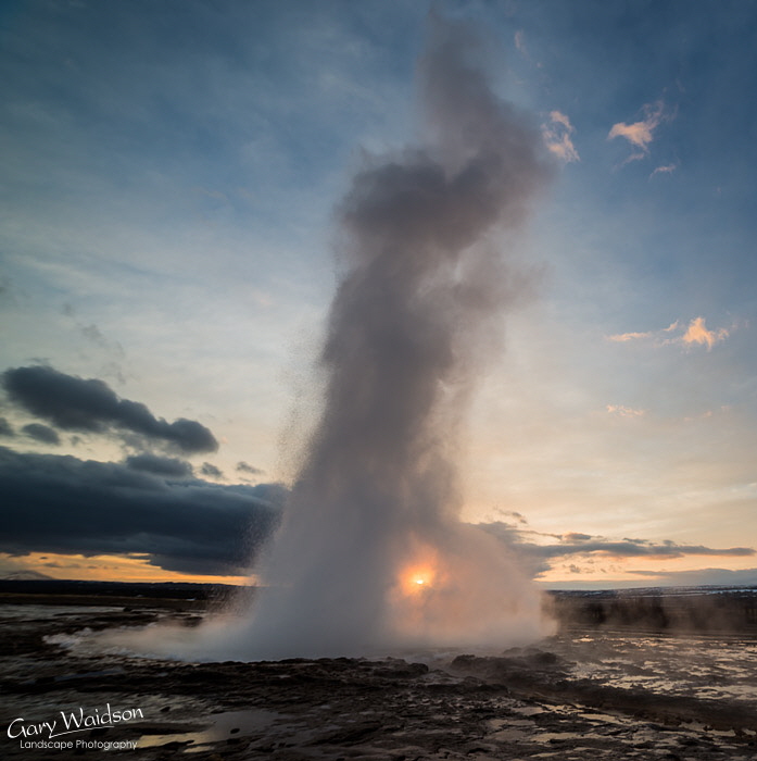 Geysir, Iceland - Photo Expeditions - � Gary Waidson - All Rights Reserved