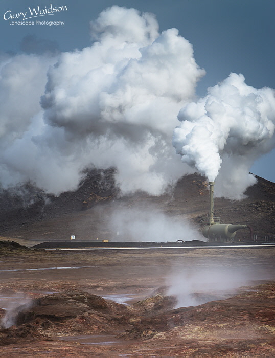 Gunnuhver Steam Engine, Iceland - Photo Expeditions - � Gary Waidson - All Rights Reserved