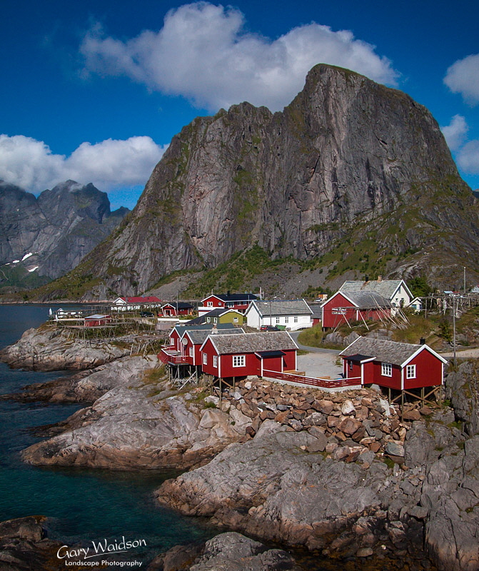 Rorbu at Hamnoy. Fine Art Landscape Photography by Gary Waidson