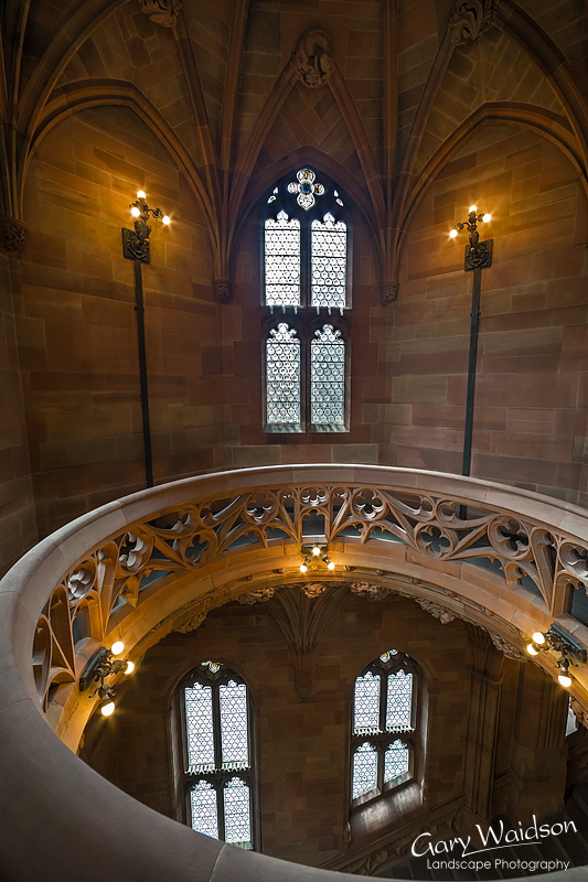 John Ryland's Library, Lightwell. Fine Art Photography by Gary Waidson