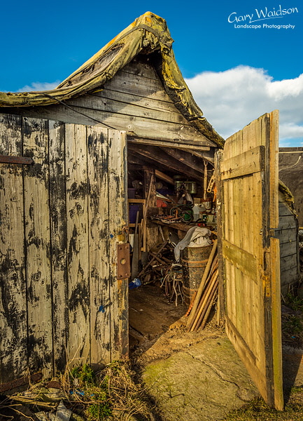 Open Peggity Hut - Fine Art Landscape Photography by Gary Waidson
