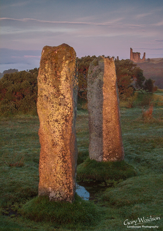 The Pipers at sunrise. Fine Art Landscape Photography by Gary Waidson
