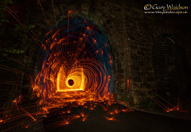 Fire Spiral II - Fine Art Landscape Photography by Gary Waidson