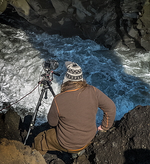 Wayland at Dyrholaey, Iceland - Photo Expeditions - � Gary Waidson - All Rights Reserved