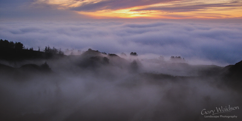 Over Shaw from crompton moor. Waylandscape. Fine Art Landscape Photography by Gary Waidson