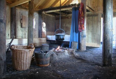 Inside the new Viking Longhouse at Danelaw Viking Village